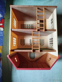 Velký domeček 40 cm+vybavení - 5