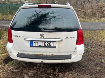 Prodám Peugeot 307sw 1.6 80kW vhodné na stavbu/ND - 5