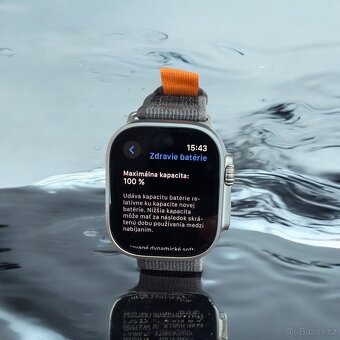 Apple watch ultra 2 generace 49mm LTE Alpine black orange - 5
