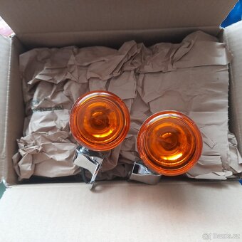 HARLEY DAVIDSON blikače přední Chrom - 5