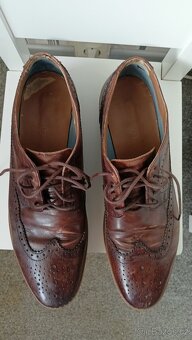 Elegantní kožené šněrovací boty Clarks - UK11 - 5