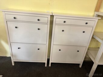 2x hezké bílé botníky IKEA HEMNES - 5