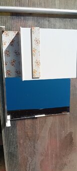 Retro skříňka se zrcadlem do koupelny - 5