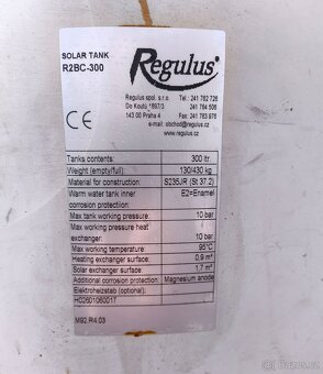 Kombinovaný bojler Regulus R2BC 300 L - 5