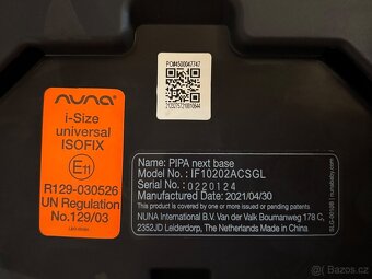 Vajíčko s Izofix základnou Nuna Pípa Next - 5