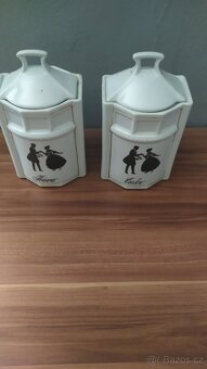 starožitný porcelánový set - 5