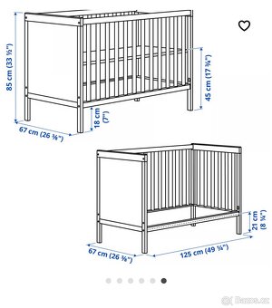Dětská postýlka Sundvik - 5