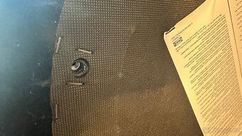 Nový IKEA Järrestad tmavě modrý sametový taburet - 5