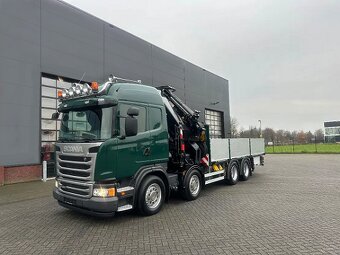 Scania G490 8x4 - valník s hydraulickou rukou HIAB - 5