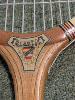 Historická tenisová raketa Artis Elastic - 5