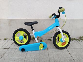 Dětské kolo / odrážedlo Decathlon 12" Woony 5 blue - 5