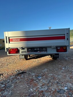 Přívěs Gewe P3500 F/3, Jednostranný sklopný elektrický - 5