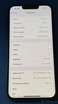 iPhone 16e 128GB Black, pěkný stav - 5