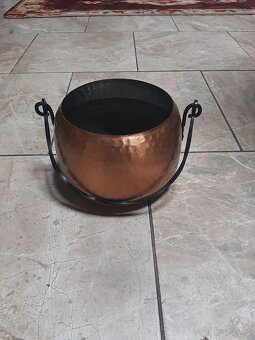 Měděný kotlík super stav - 5