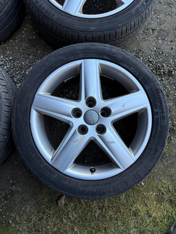 SADA ALU KOL 5x112 R17 ET45, LETNÍ PNEU BARUM - 5