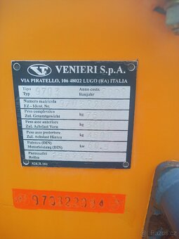 Venieri VF 7.23 4x4 Traktor,bagr, čelní nakladač - 5