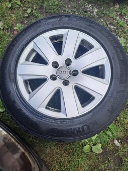 Alu kola 5x112 originál Audi 225/55 R16 - 5