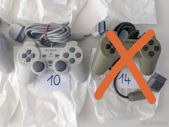originální Dual Shock ovladače pro PSOne - PS1 - Playstation - 5
