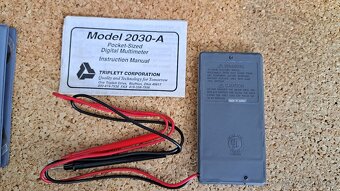 Kapesní sbírkový multimetr Triplett 2030-A - 5