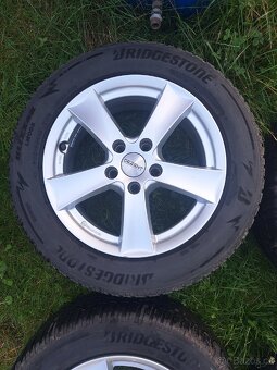Alu kola 5 x 112 se zimními pneu 205/60 R16 - 5