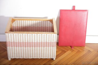 Retro bedna krabice koš na prádlo 2ks - 5