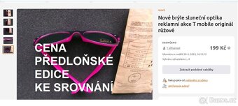Nové sluneční brýle, plastové, unisex = pánské dámské SLEVA - 5