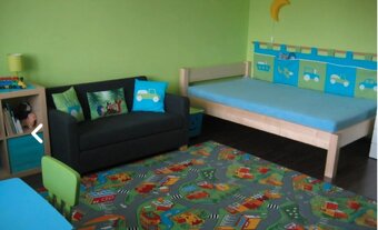 Set 2x závěsy, 2x polštářky a kapsář za postel - 5