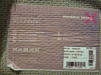 Kusový koberec žlutý - 5