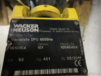 VIBRAČNÍ DESKA WACKER NEUSON DPU 6555 HE H - 5
