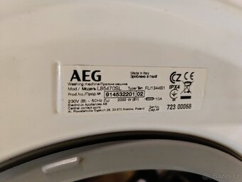 Úzká pračka AEG na 6,5 kg prádla - 5