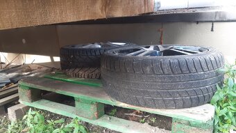 Prodám 3x alu kolo r17 5x100 s pneu - - 5