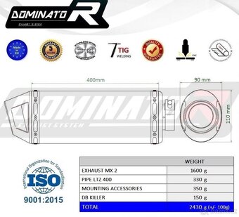 Ladění výfuk Dominator MX2 - 5