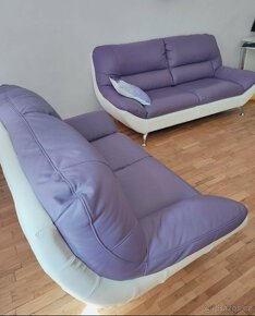 Kožená sedací souprava 3+2 - 5