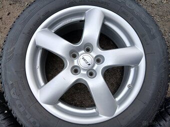 Prodám sadu ALU kol Rial 235/60R17 zimní - 5