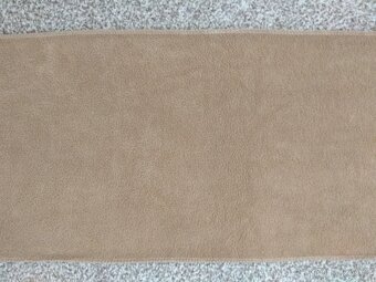 Nová unisex zimní šála - příjemný materiál, béžová, 150 cm - 5