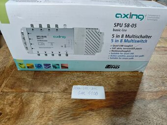 Multipřepínač Axing SPU 54-05 5V 4, aktivní SAT - 5
