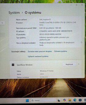 DELL Inspiron 13, 7000 Series, dotykový, WIN 11 - 5