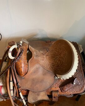 Westernové sedlo Circle Y - 5