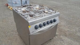 Kombinovaný gastro sporák Zanussi ( 4x plyn. hořák + el.pec - 5
