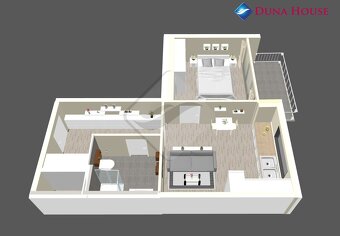 prodej bytu 2+kk, 39 m2, balkon, Praha 4 - Chodov - 5