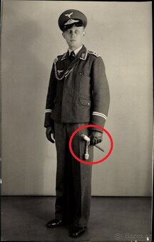 NĚMECKÝ KORDÍK LUFTWAFFE - pěkná replika Denix - 5