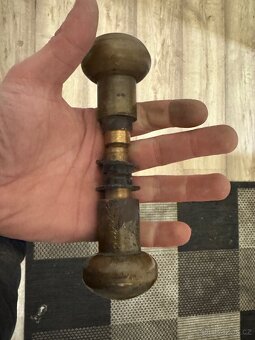 Mosazná Starožitná Klika - 5