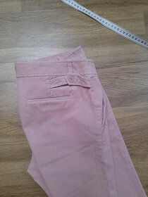 Krásné starorůžové kalhoty Zara, vel. M - 5