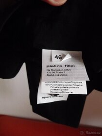 černý oblek vel.48 Pietro Filipi - 5