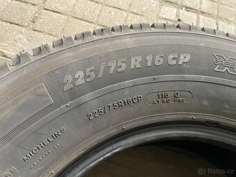 prodám letní pneumatiky 225/75/16C Michelin celá sada - 5