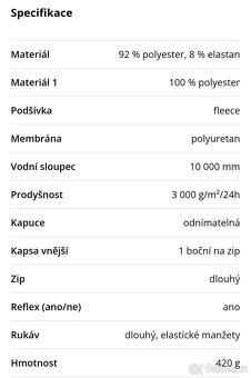 softshellový overal Reima Mjosa velikost 74 - 5
