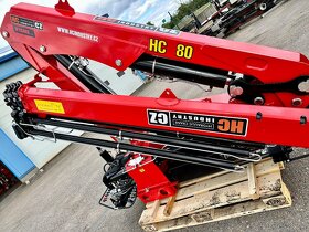 Hydraulický jeřáb HC 80 nový se zárukou, 3 hydr. výsuvy - 5