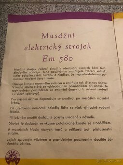 VIBRO masážní přístroj retro 60.léta - 5