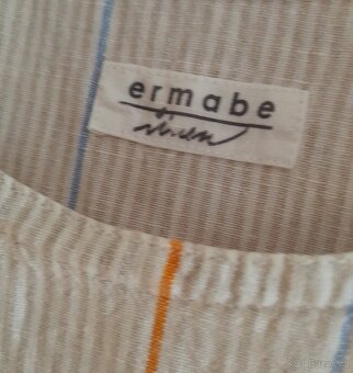 Tunika len smetanová ErmaBe, vel. 38 - 5