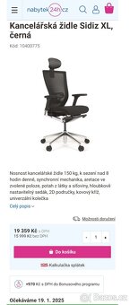 kancelářská židle Sidiz Alfa s podhlavníkem - 5